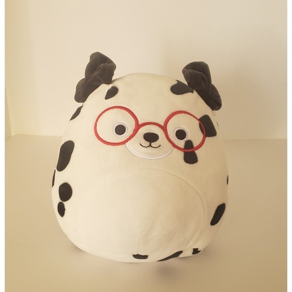 Dustin the Dalmation 7" Plush Squishmallow With Red Glasses - Picture 1 of 9